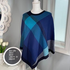 Liz Claiborne Sweater Poncho Size S/M
